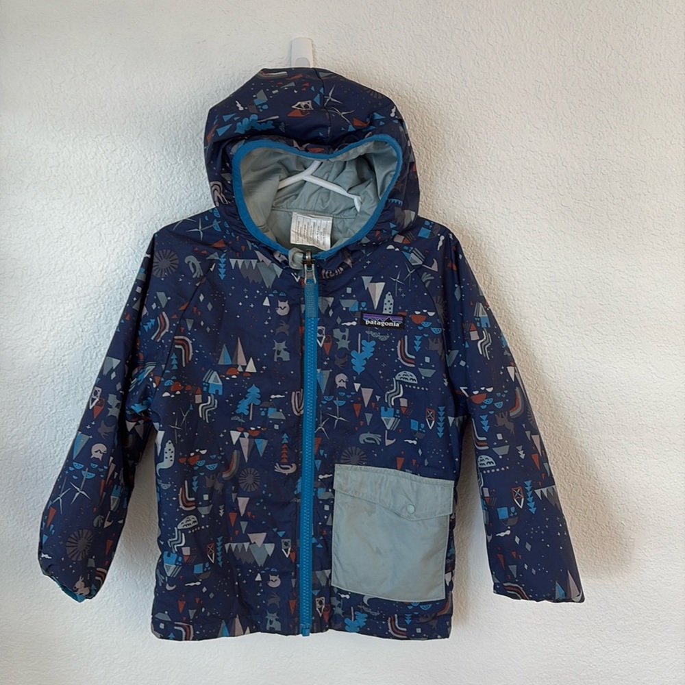 Patagonia reversible hooded jacket - 4T
